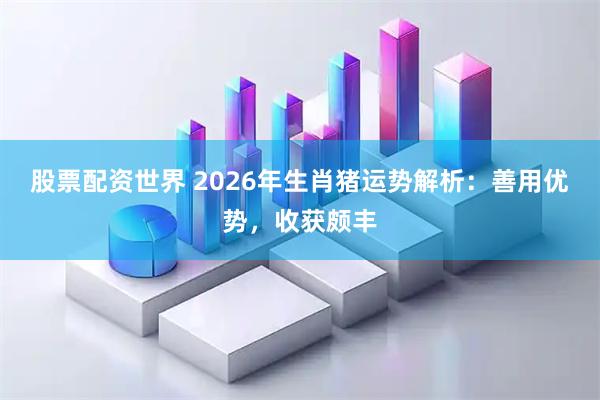 股票配资世界 2026年生肖猪运势解析：善用优势，收获颇丰